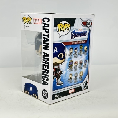 Caixa de figura Funko Pop! Captain America Marvel Avengers 450
