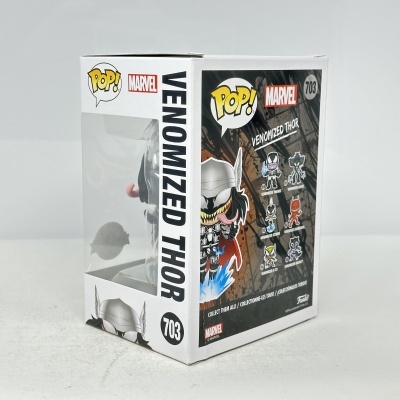 Caixa de figura Funko Pop Venomized Thor Marvel número 703