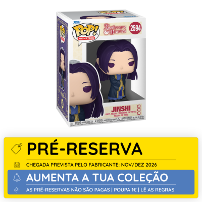 Figura Funko Pop! da personagem Jinshi da série The Apothecary Diaries em caixa