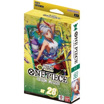 Caixa do jogo de cartas One Piece com personagem Yamato na frente