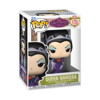 Funko Pop Queen Narissa Disney Enchanted número 1728 embalagem