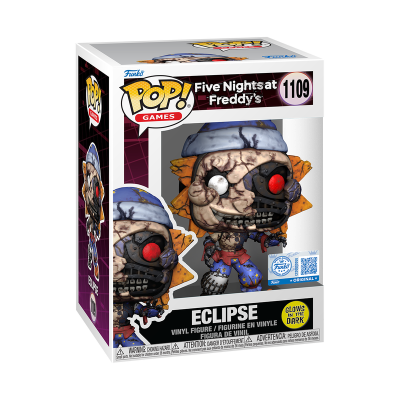 Figura Funko Pop Eclipse Five Nights at Freddy's em vinil na embalagem com janela
