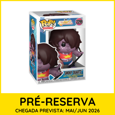 Funko Pop Animation Smoky Quartz Steven Universe Nº 2299 na caixa