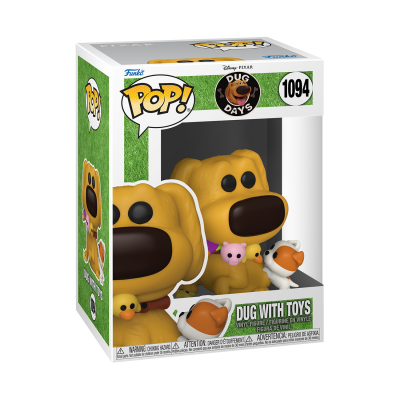 Figura Funko Pop! Dug com brinquedos da Disney Pixar na caixa com número 1094