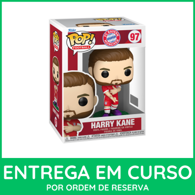 Figura Funko Pop Harry Kane FC Bayern Munchen dentro da caixa
