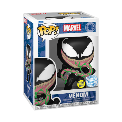 Figura Funko Pop! Marvel Venom 1469 em caixa com janela