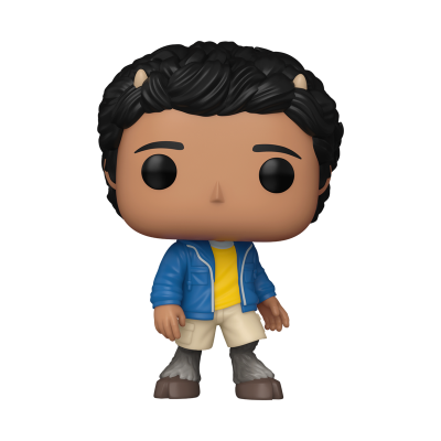 Figura Funko Pop com casaco azul e patas peludas