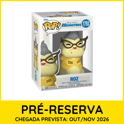 Figura Funko POP! ROZ Monsters Disney Pixar na caixa