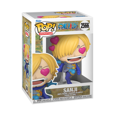 Figura de vinil Funko POP! de Sanji da série One Piece na caixa
