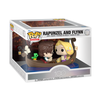 Figura de vinil Pop! Moment Rapunzel e Flynn num barco numa caixa