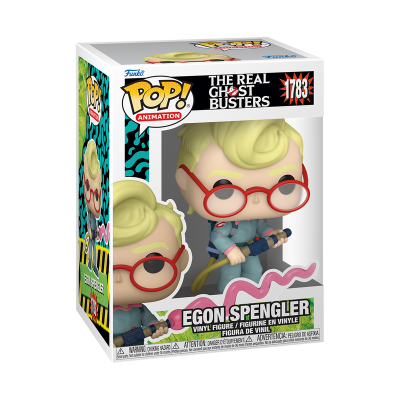 Funko Pop Egon Spengler das Ghostbusters em embalagem