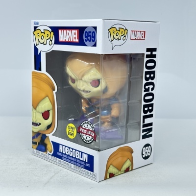 Caixa Funko Pop! HOBGOBLIN Marvel com figura visível