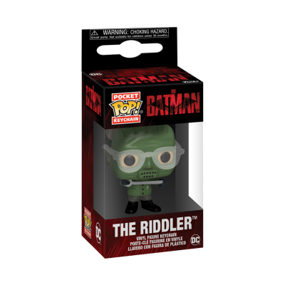 Chaveiro Pocket Pop do The Riddler em embalagem