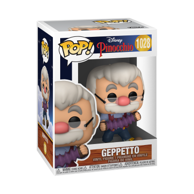 Figure Funko Pop! de Geppetto da Disney na caixa original