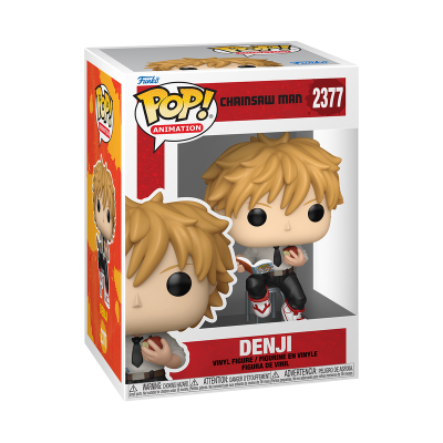 Funko Pop! Denji Chainsaw Man figura de vinil na caixa
