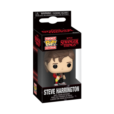 Figura Pocket Pop Keychain de Steve Harrington em caixa