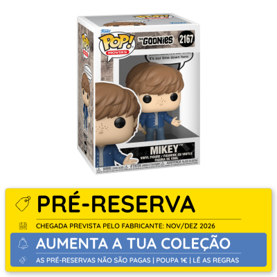 Funko Pop! Mikey The Goonies figura de vinil na caixa