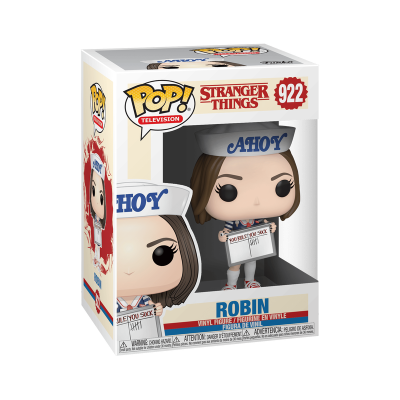 Figura Funko Pop! Robin Stranger Things com uniforme de marinheira e chapéu Ahoy