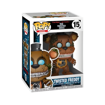 Figura Pop! Twisted Freddy Five Nights at Freddys na caixa branca
