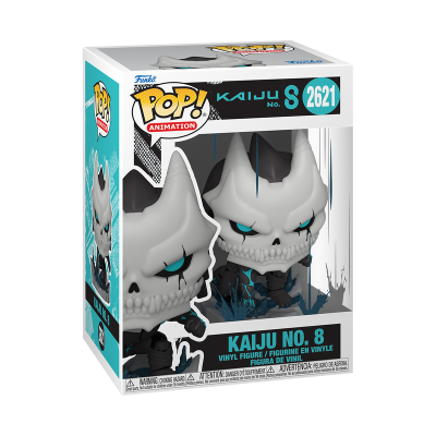 Figura Funko Pop Kaiju No. 8 de vinil em caixa transparente