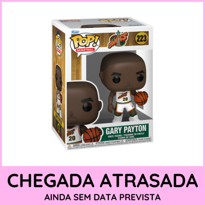 Figura Funko Pop de Gary Payton dos Seattle Sonics em embalagem