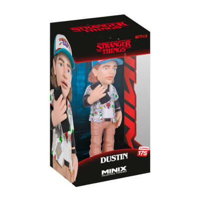 Caixa de figura de ação Dustin Stranger Things