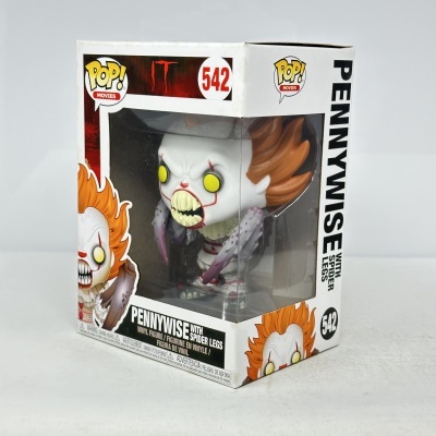 Figura vinil Pennywise IT na caixa com visor de plástico