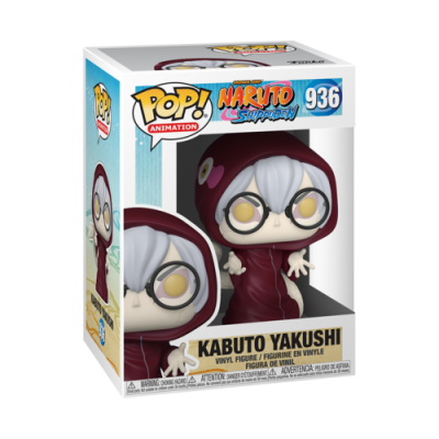Figura Funko Pop Kabuto Yakushi da Naruto Shippuden na embalagem