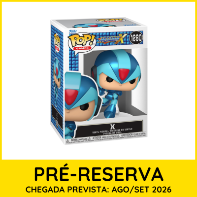 Figura Funko Pop! Mega Man X de vinil na caixa