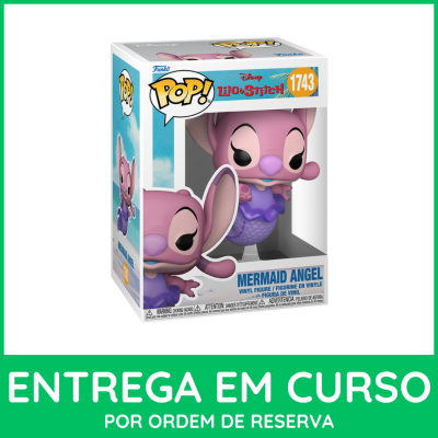 Funko Pop! Mermaid Angel Lilo & Stitch vinil na caixa