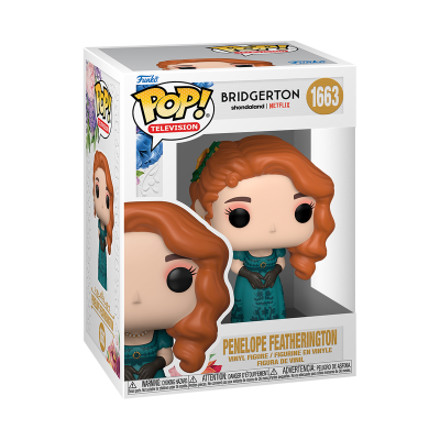 Figura Funko Pop! Penelope Featherington da série Bridgerton na caixa