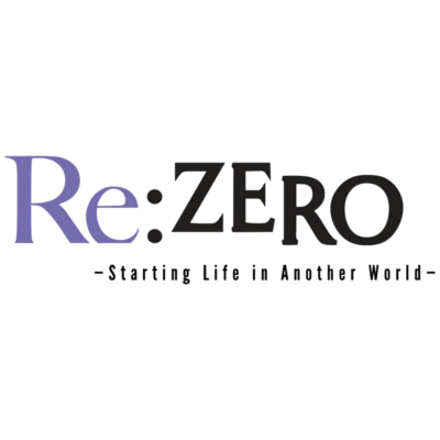 Logotipo Re:ZERO - Starting Life in Another World em fundo branco