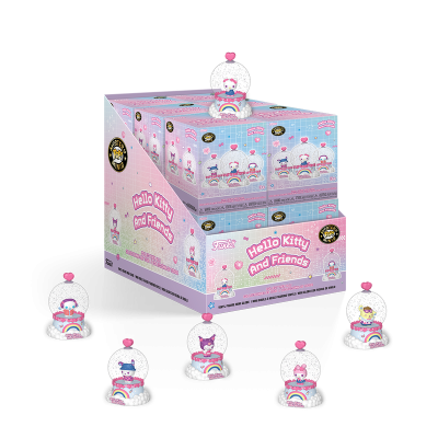 Caixa de mini globos de neve Hello Kitty And Friends