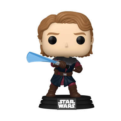 Funko Pop Star Wars com espada de luz azul