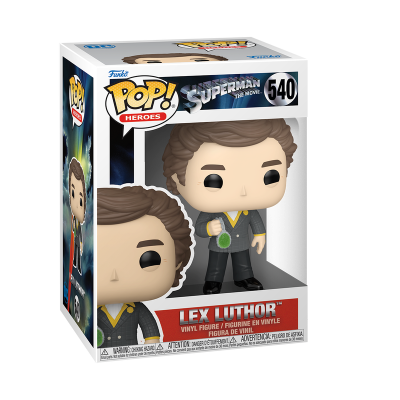 Figura de vinil Funko Pop! Lex Luthor na caixa