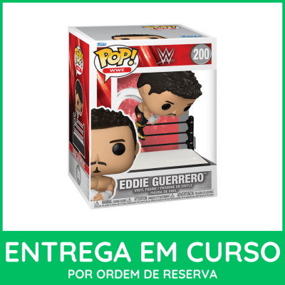 Figura Funko Pop Eddie Guerrero WWE vinil número 200 em caixa