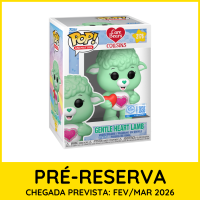 Funko Pop Animation Gentle Heart Lamb da Care Bears em caixa branca