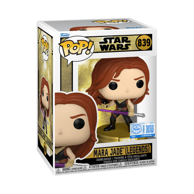 Figura Funko Pop! Mara Jade (Legends) Star Wars nº 839 em caixa