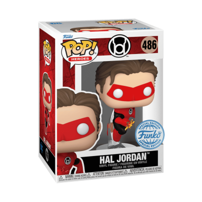 Figura Funko Pop! de Hal Jordan com caixa visível