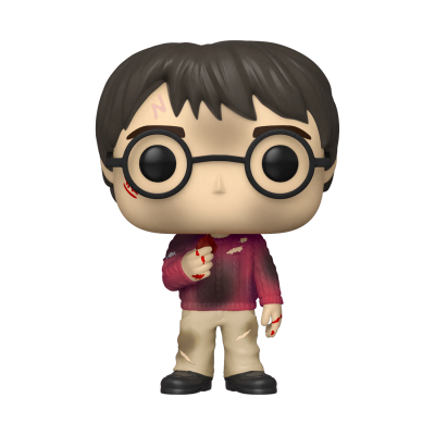 Figura Funko Pop de Harry Potter com cicatrizes e roupa casual