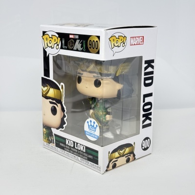 Figura POP! vinil Kid Loki Marvel número 900 na embalagem original