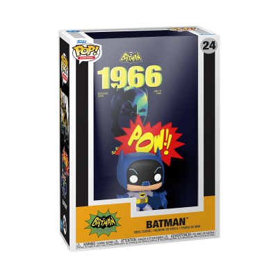 Caixa Funko Pop Batman 1966 com figura de vinil dentro
