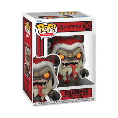 Figura vinil Pop! Krampus número 30 na caixa