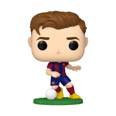Figura Funko Pop! de jogador de futebol do FC Barcelona com bola