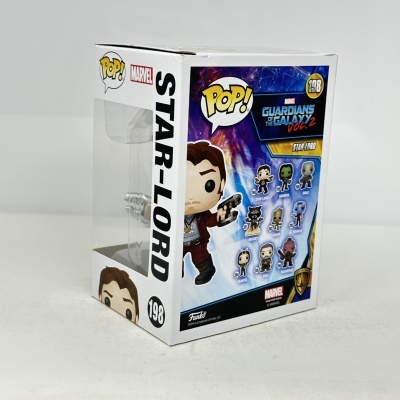 Embalagem de figura Funko Pop! Star-Lord Guardians of the Galaxy Vol. 2