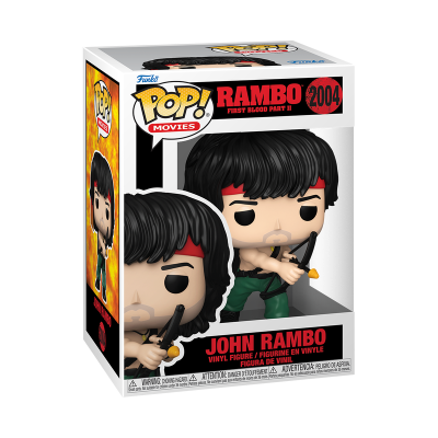 Figura Funko Pop! John Rambo com besta em embalagem