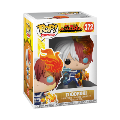 Funko Pop Todoroki My Hero Academia vinil na caixa