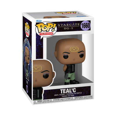 Figura Funko Pop! Teal'c Stargate SG-1 modelo 1660 em embalagem