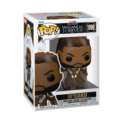 Funko Pop! M'Baku Black Panther Wakanda Forever na caixa