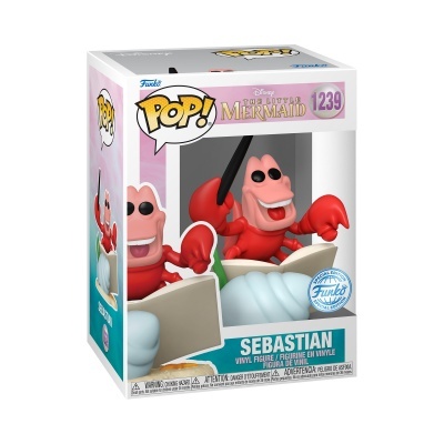 Funko Pop! Sebastian da Disney The Little Mermaid na embalagem original